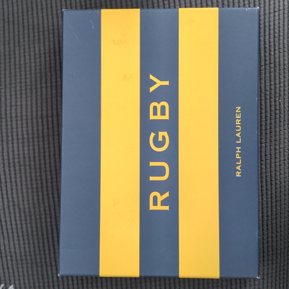 Rugby Ralph Lauren Blue and Yellow Display Box